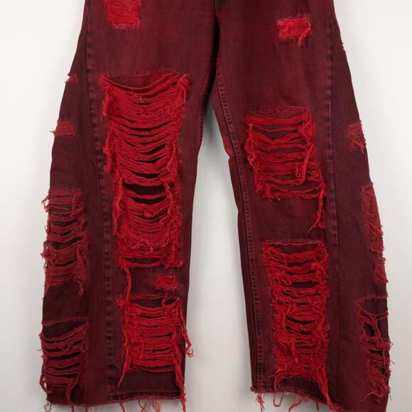 Custom wide leg baggy flared jeans - Picture 7 of 8